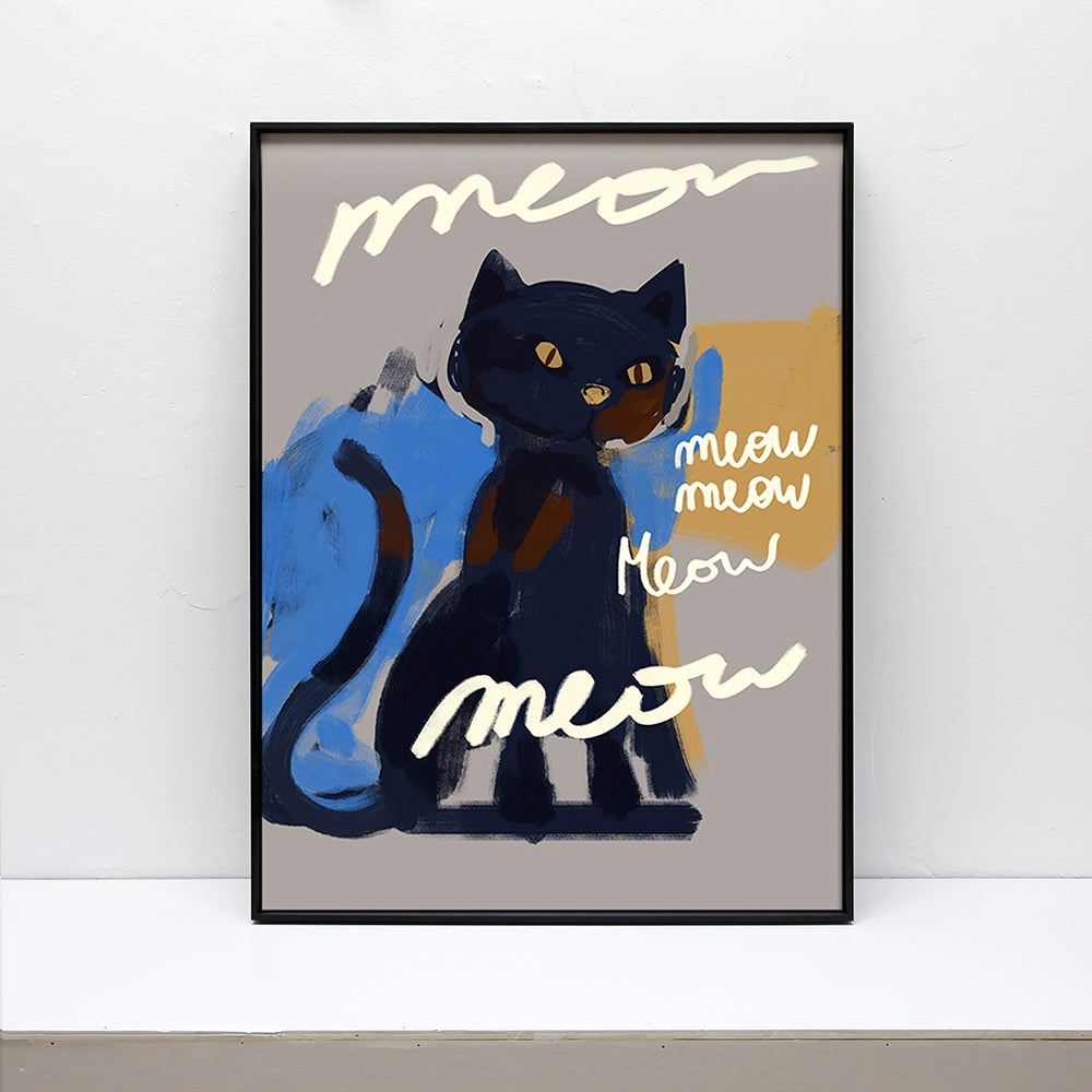 Black Cat Wall arts ASEB1009A - 60*80cm