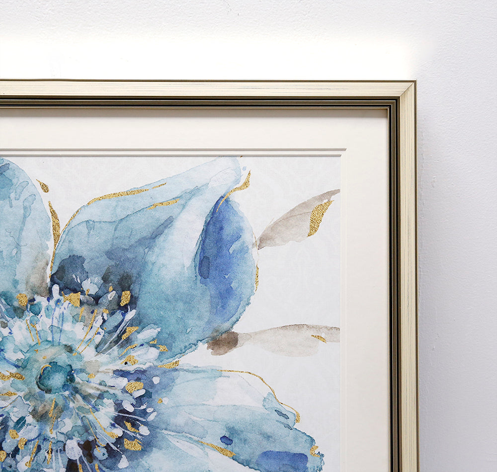 Blue flowers III Wall art ASJA1189A - 60*60cm