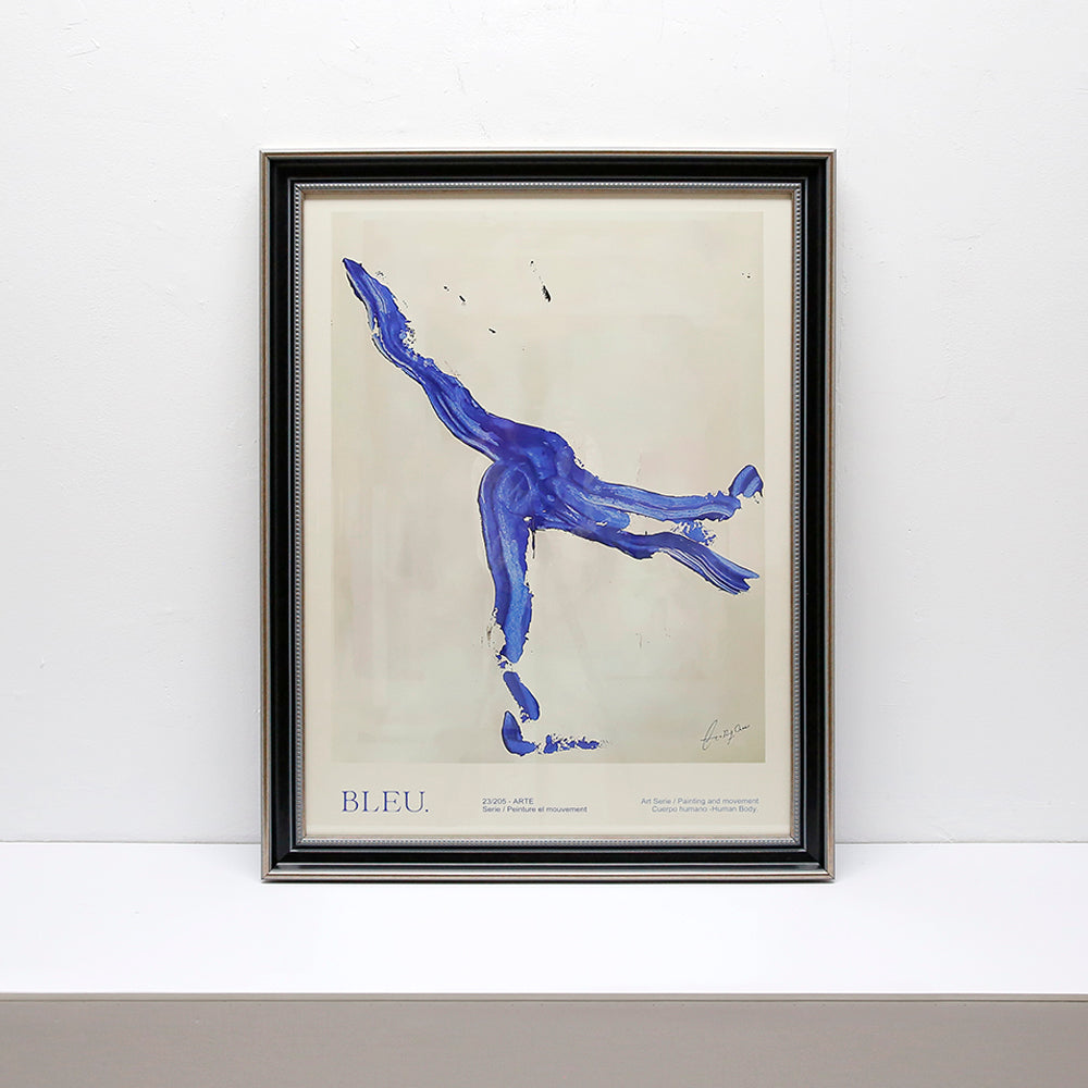 Blue ice skater wall art ASMA1013A - 60*80cm