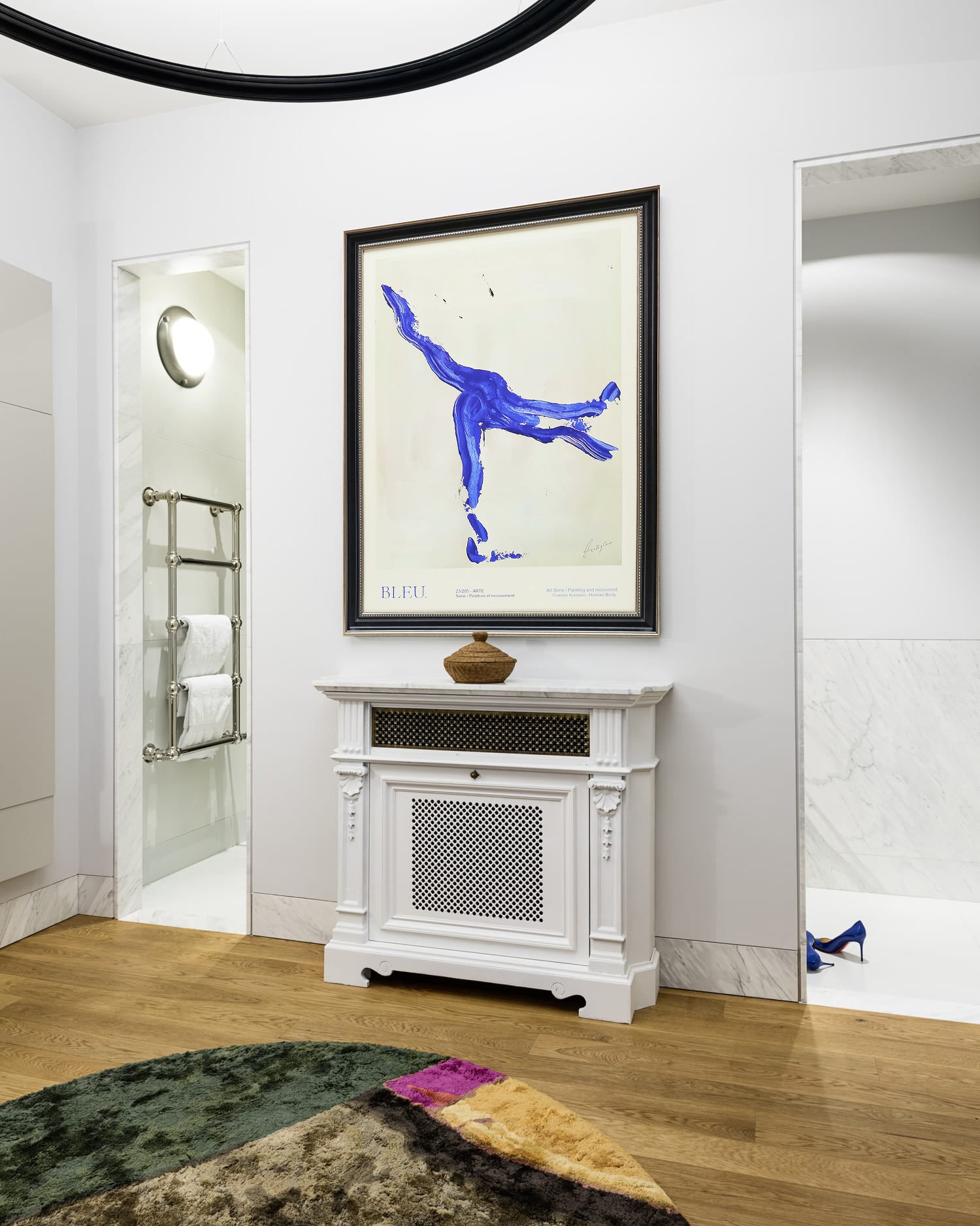 Blue ice skater wall art ASMA1013A - 60*80cm