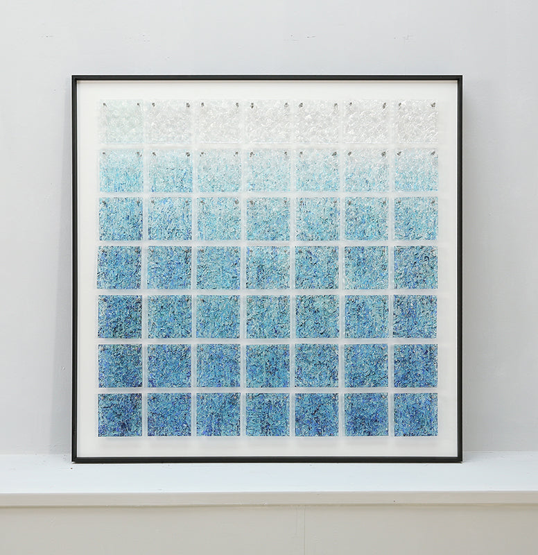 The Blue of the ocean Wall art 3D art Installation art BCFA1001A - 80*80cm