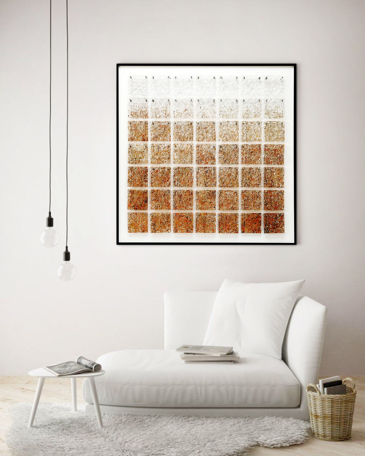 The yellow of the desert wall art 3D art Installation art BCFA1001B - 80*80cm