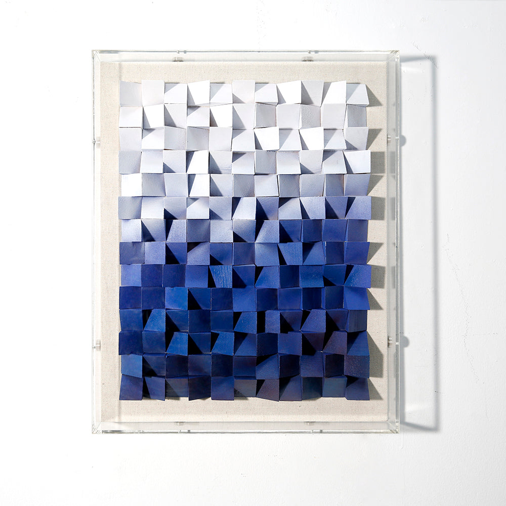 Wooden blocks II wall art 3D art BDOC1002A - 40*50cm