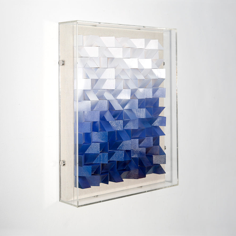 Wooden blocks II wall art 3D art BDOC1002A - 40*50cm
