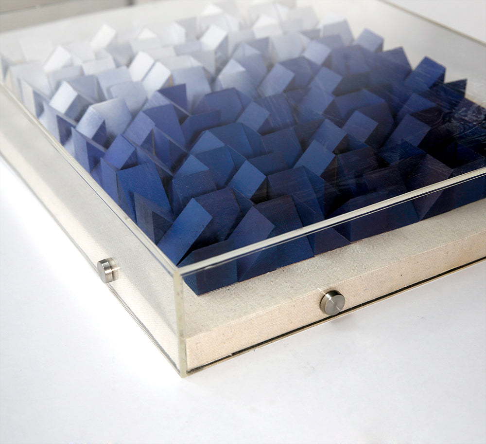 Wooden blocks II wall art 3D art BDOC1002A - 40*50cm