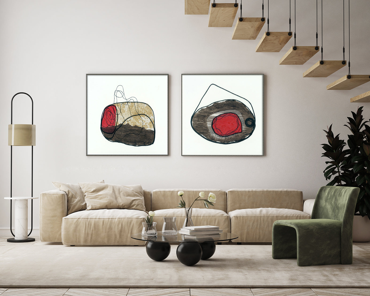 The art of rope I 3D art Wall art BEOA3006A - 50*50cm