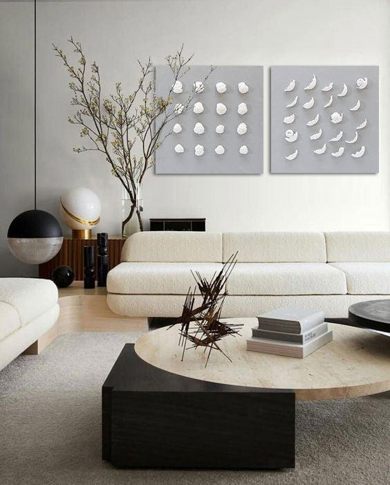 Handmade paper art Wall art BEOB0008A - 45*45cm