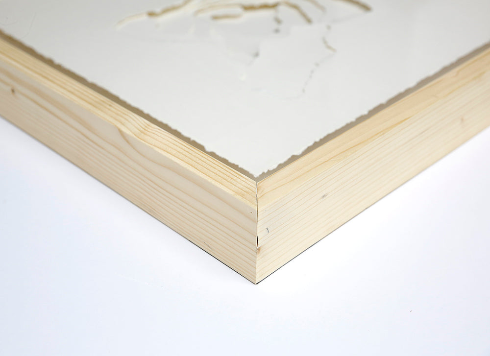 The crack of time I Paper art Wall art BEOB3012A - 51*51cm