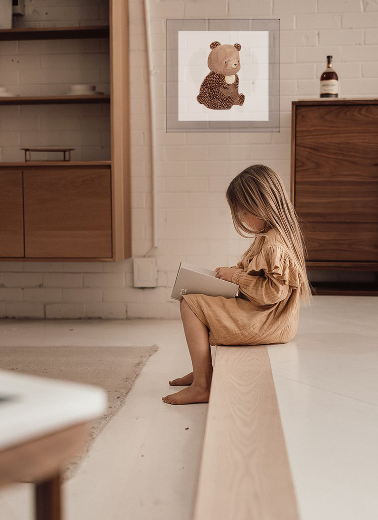 Baby Bear 3D Wall Art CHOA2004B - 50*50cm