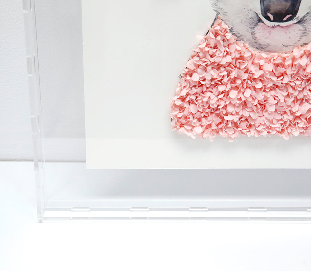 Pink Koala 3D Wall Art CHOA2003A - 50*50cm