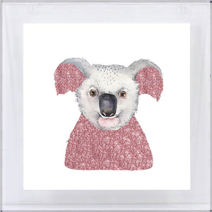 Pink Koala 3D Wall Art CHOA2003A - 50*50cm
