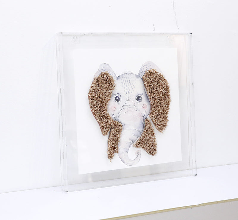 Elephant 3D Wall Art CHOA2004A - 50*50cm