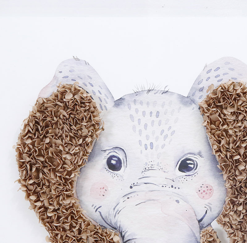 Elephant 3D Wall Art CHOA2004A - 50*50cm