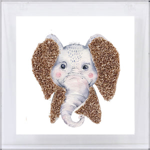 Elephant 3D Wall Art CHOA2004A - 50*50cm