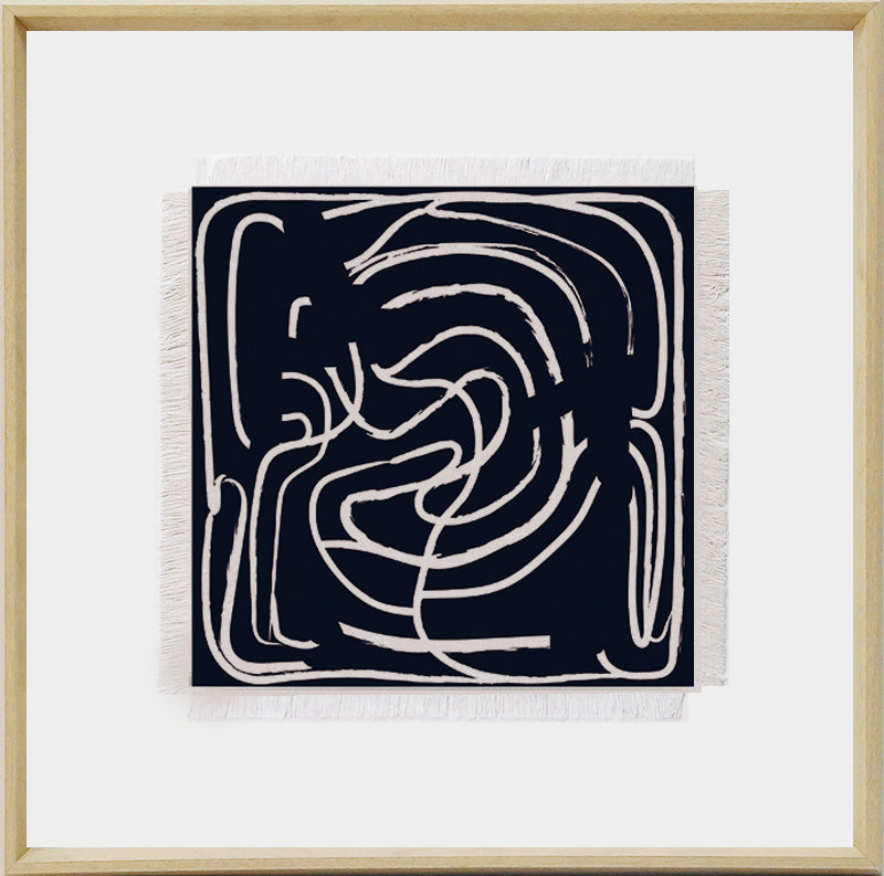 Abstract lines art IV CSBA1099D - 50*50cm