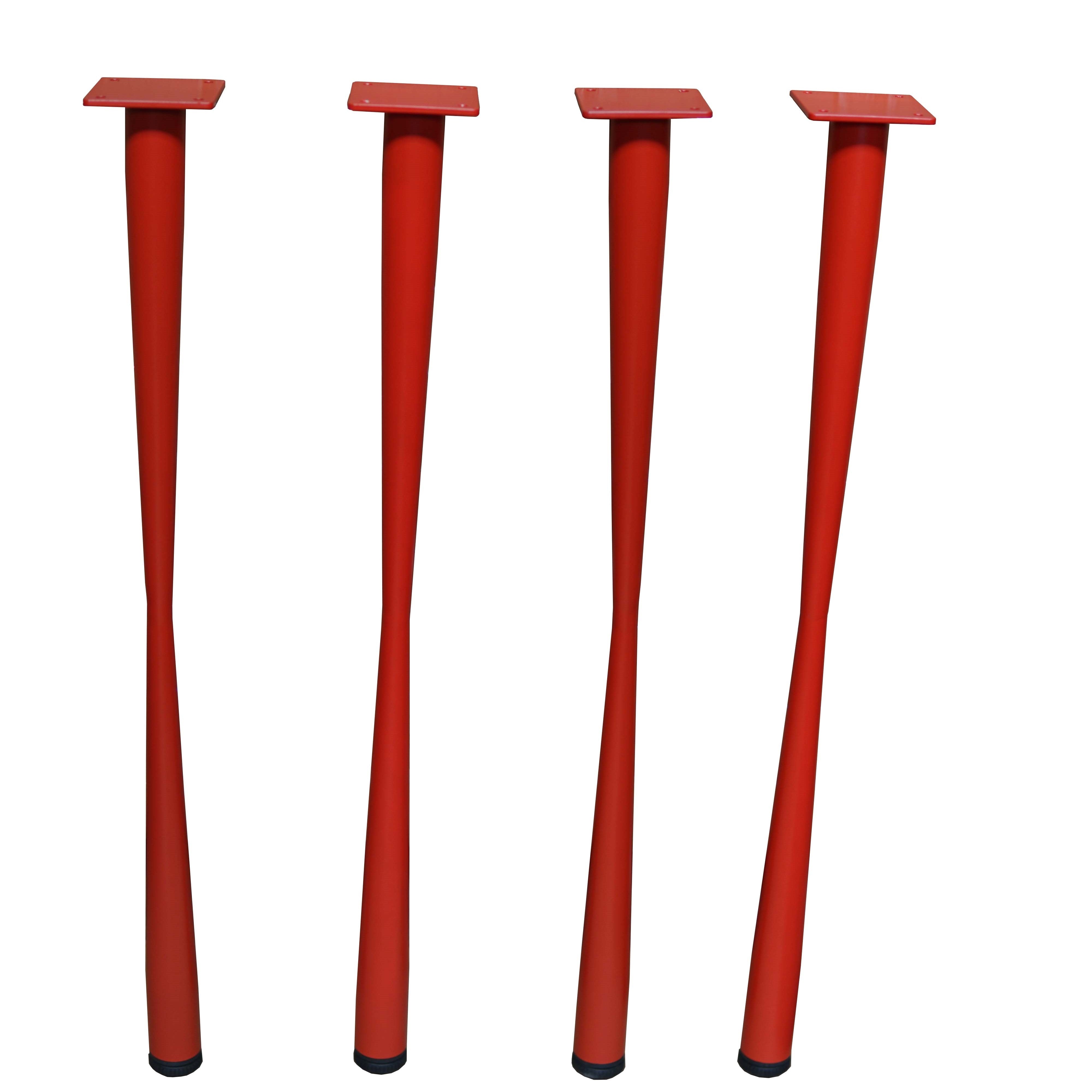 G800726-C-71cm Straight Dining Table Legs 71cm H, 3 Colors - Set/4