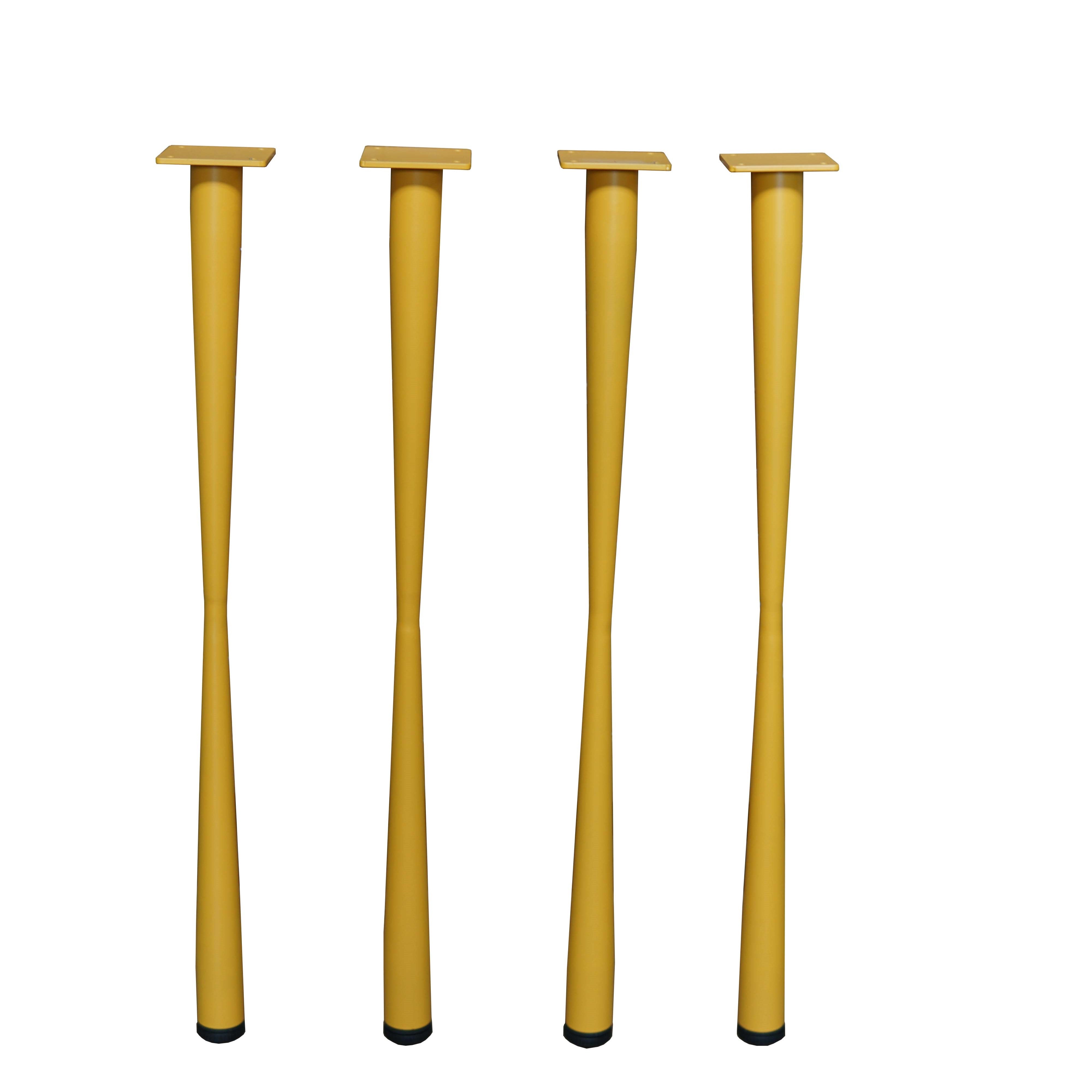 G800726-C-71cm Straight Dining Table Legs 71cm H, 3 Colors - Set/4