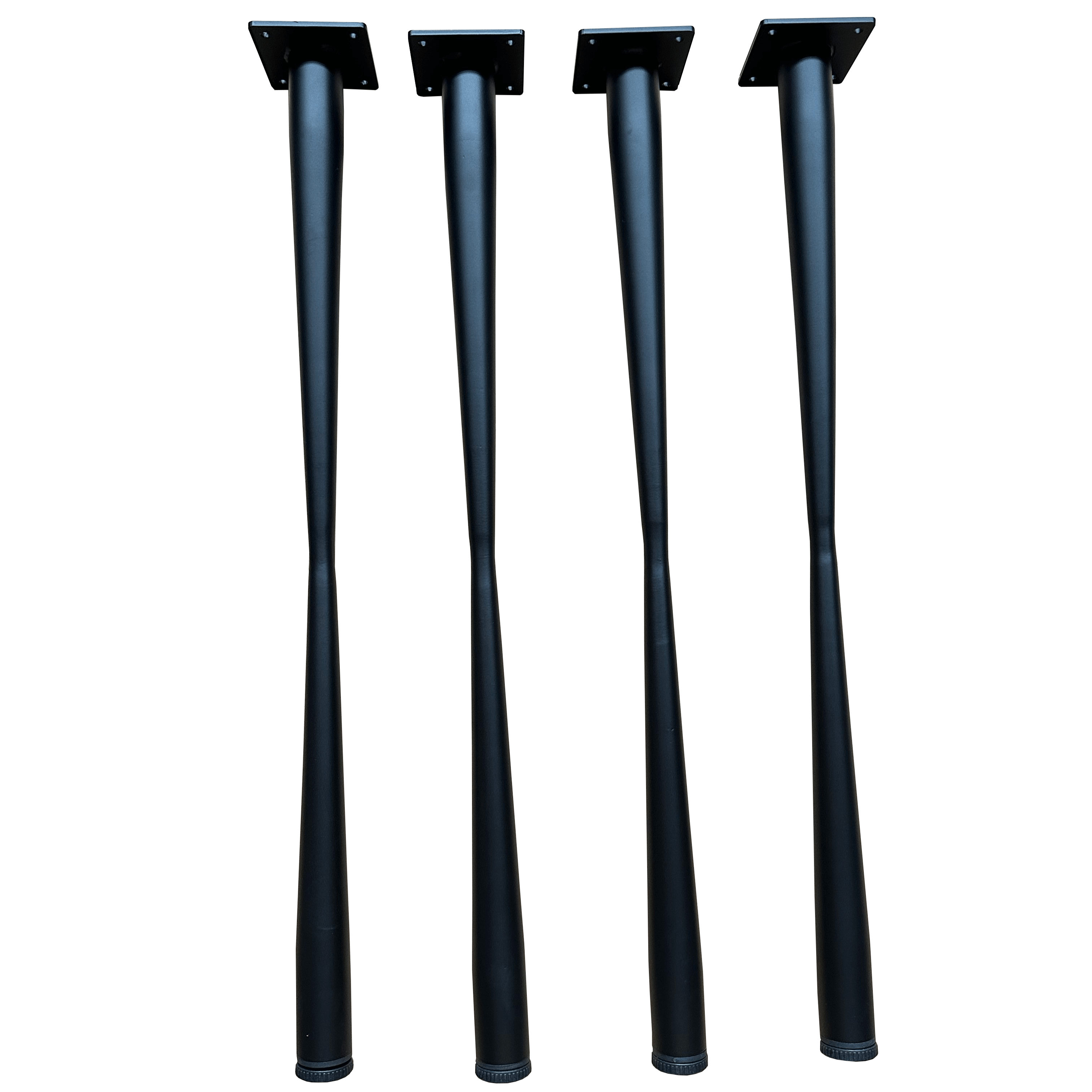 G800726-C-71cm Straight Dining Table Legs 71cm H, 3 Colors - Set/4