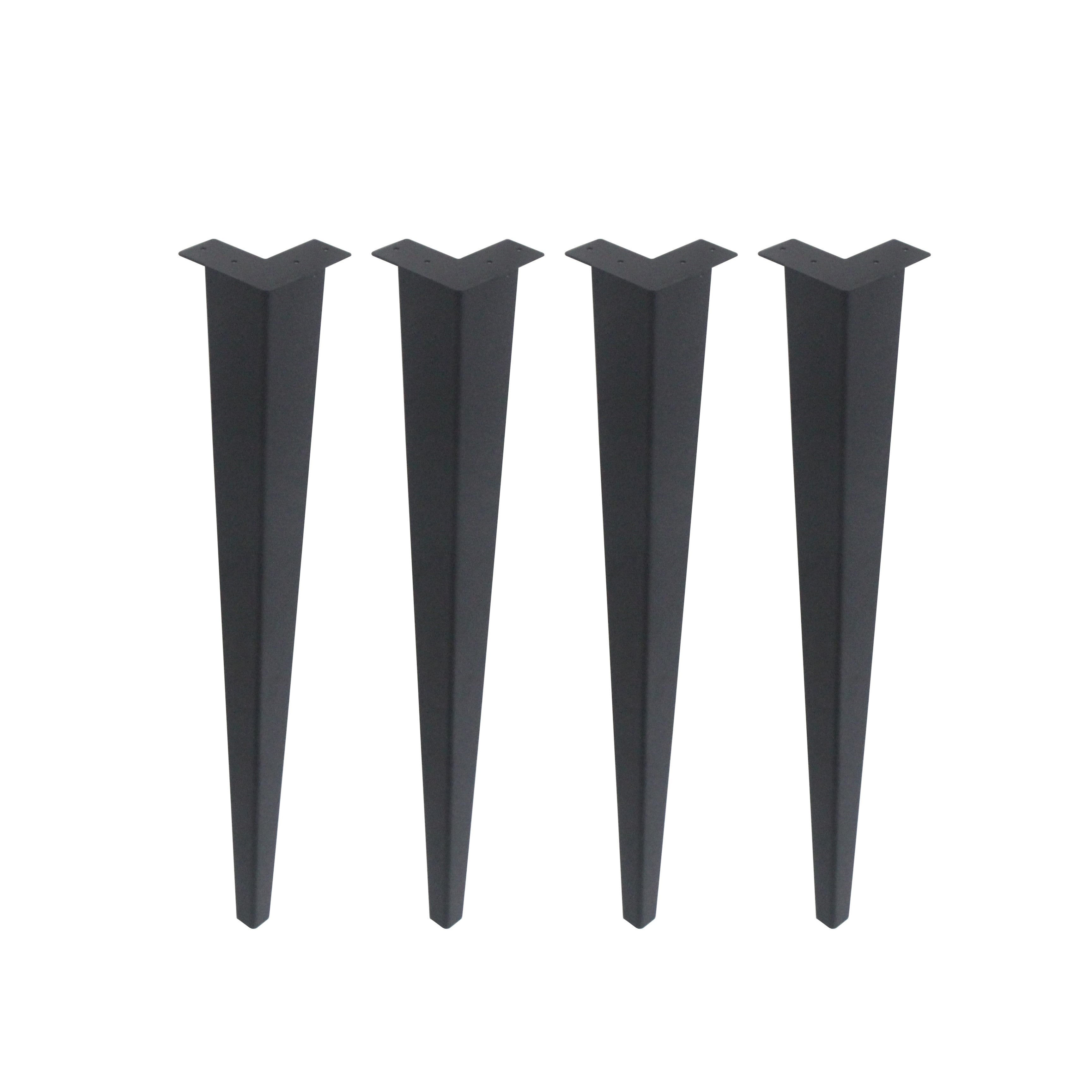 G800412-A-71cm Cone Dining Table Legs, Set/4