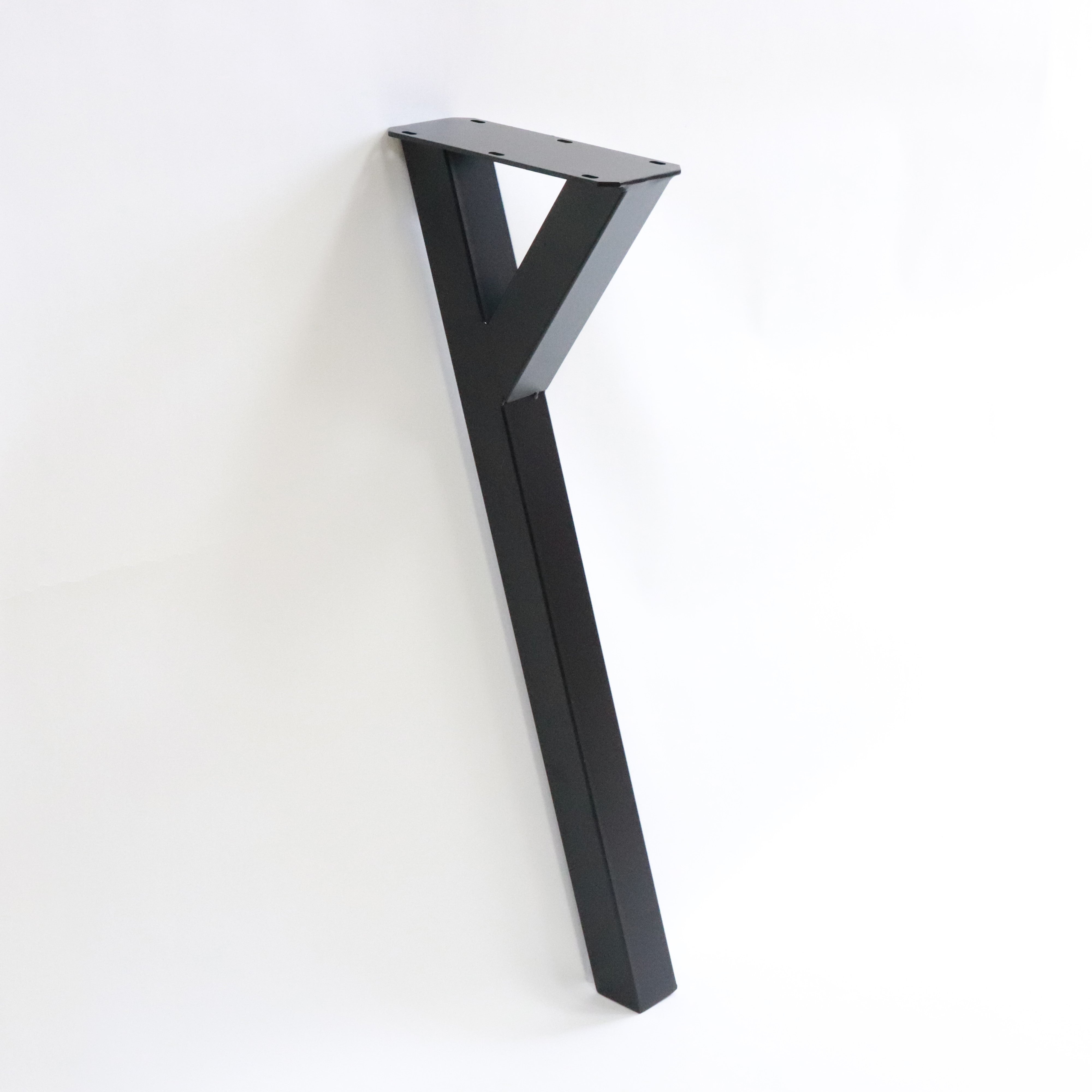 G800591 Y-shape Dining Table Legs 71cm H, Black Powder Coated, Set/4