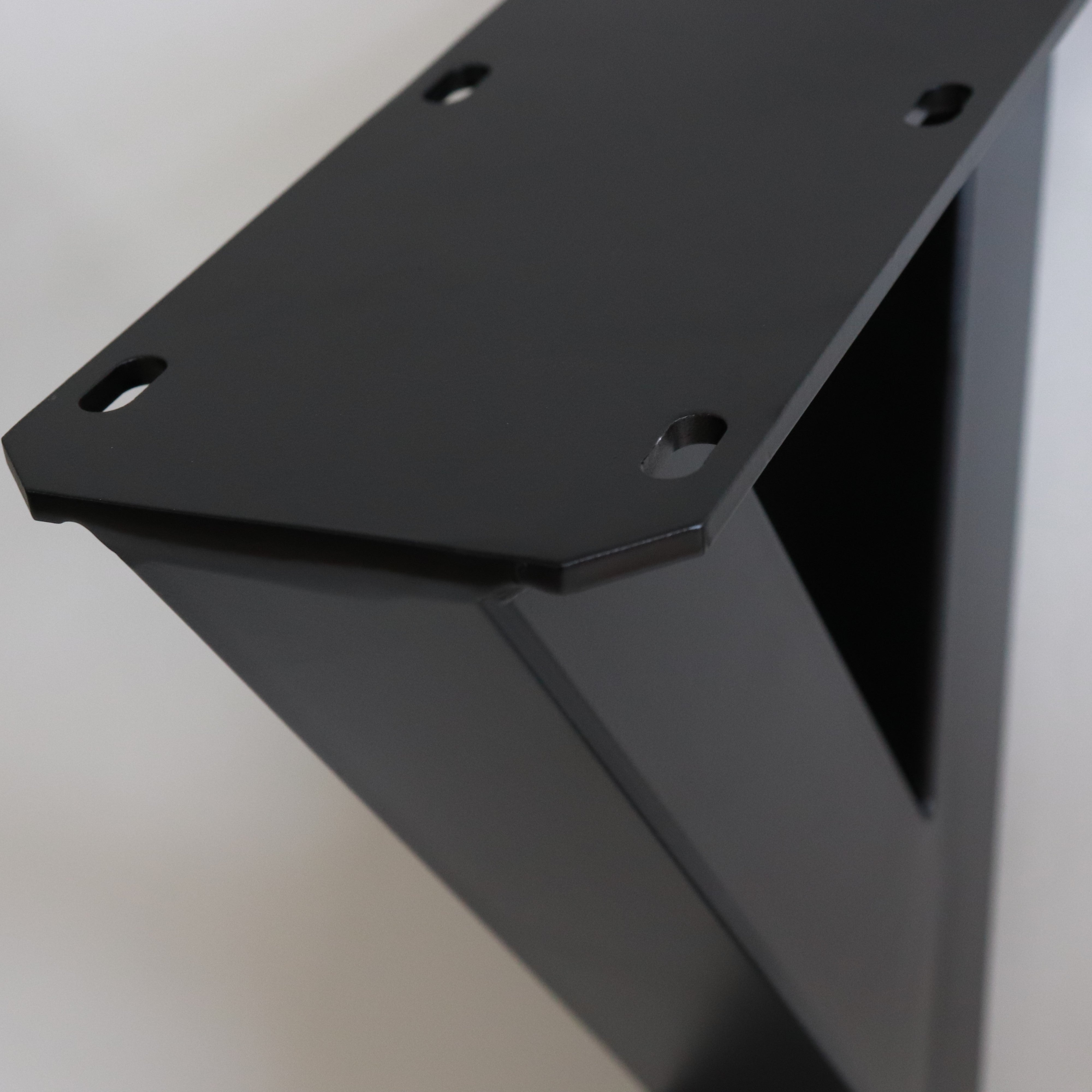 G800591 Y-shape Dining Table Legs 71cm H, Black Powder Coated, Set/4
