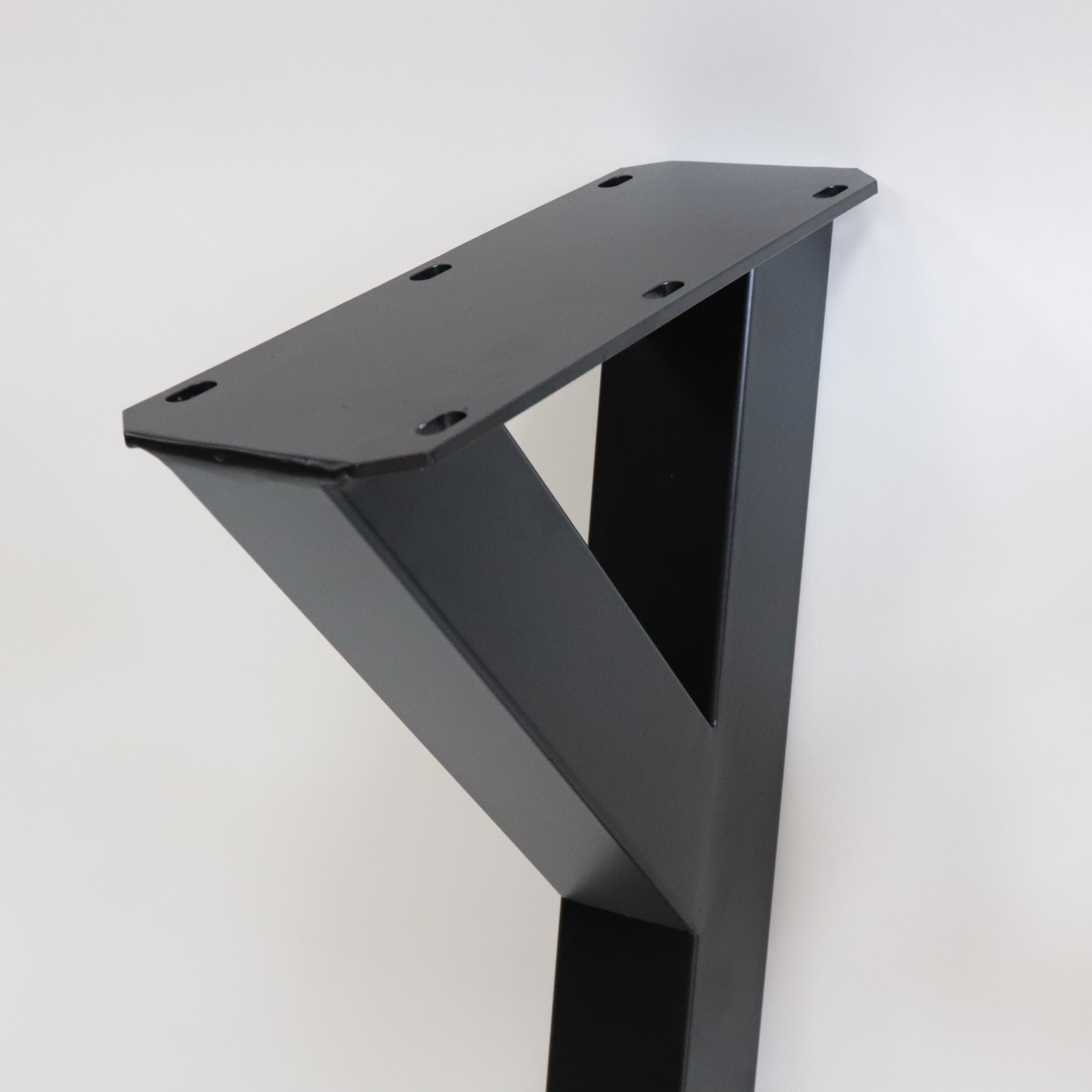 G800591 Y-shape Dining Table Legs 71cm H, Black Powder Coated, Set/4