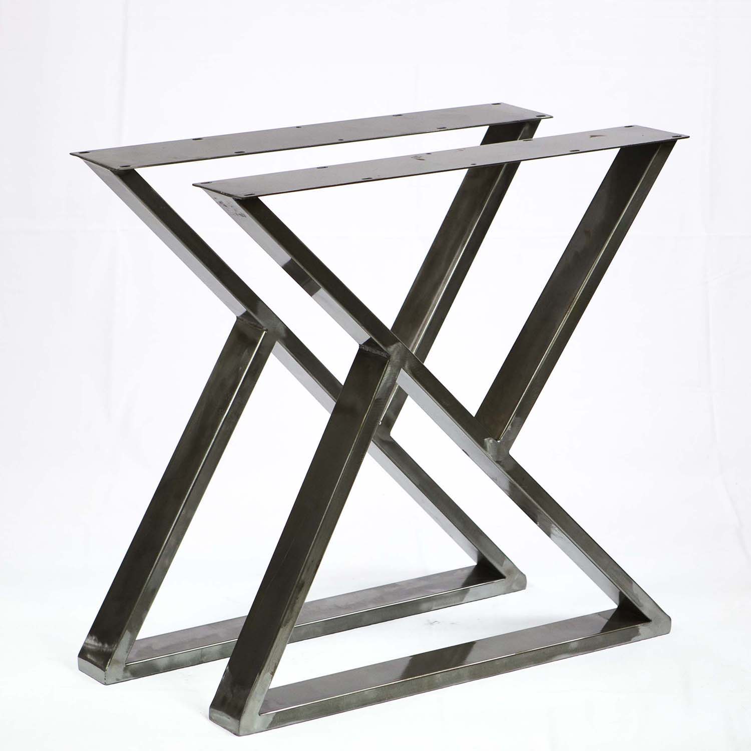 SS310 Z-shape Dining Table Legs, 1 Pair 71cm x 71cm