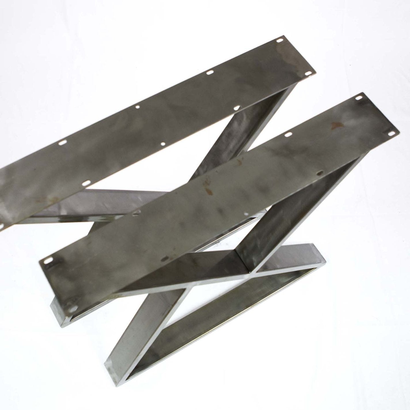 SS310 Z-shape Dining Table Legs, 1 Pair 71cm x 71cm