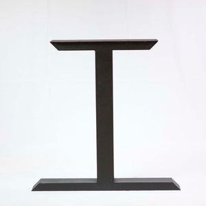 SS810 T-Shaped Dining Table legs, 1 Pair, Black Powder Coated, 71cm x 50cm