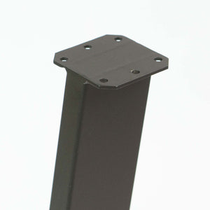 SS960 Angled End Table Legs 558mm H, Black Powder Coated, Set/4