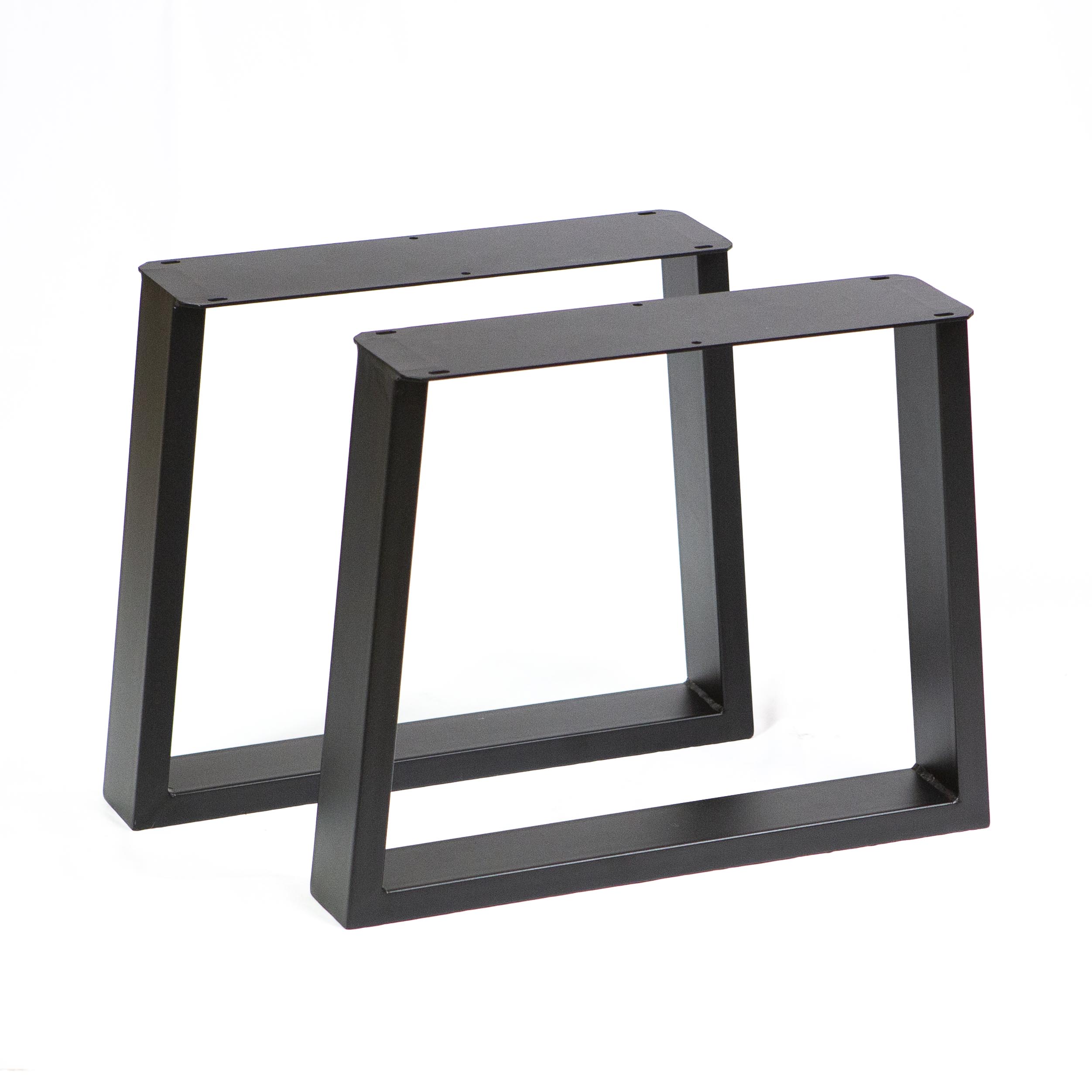 SS220N Trapezoid Coffee Table Legs, Narrow Top, 1 Pair 43cm X 41cm
