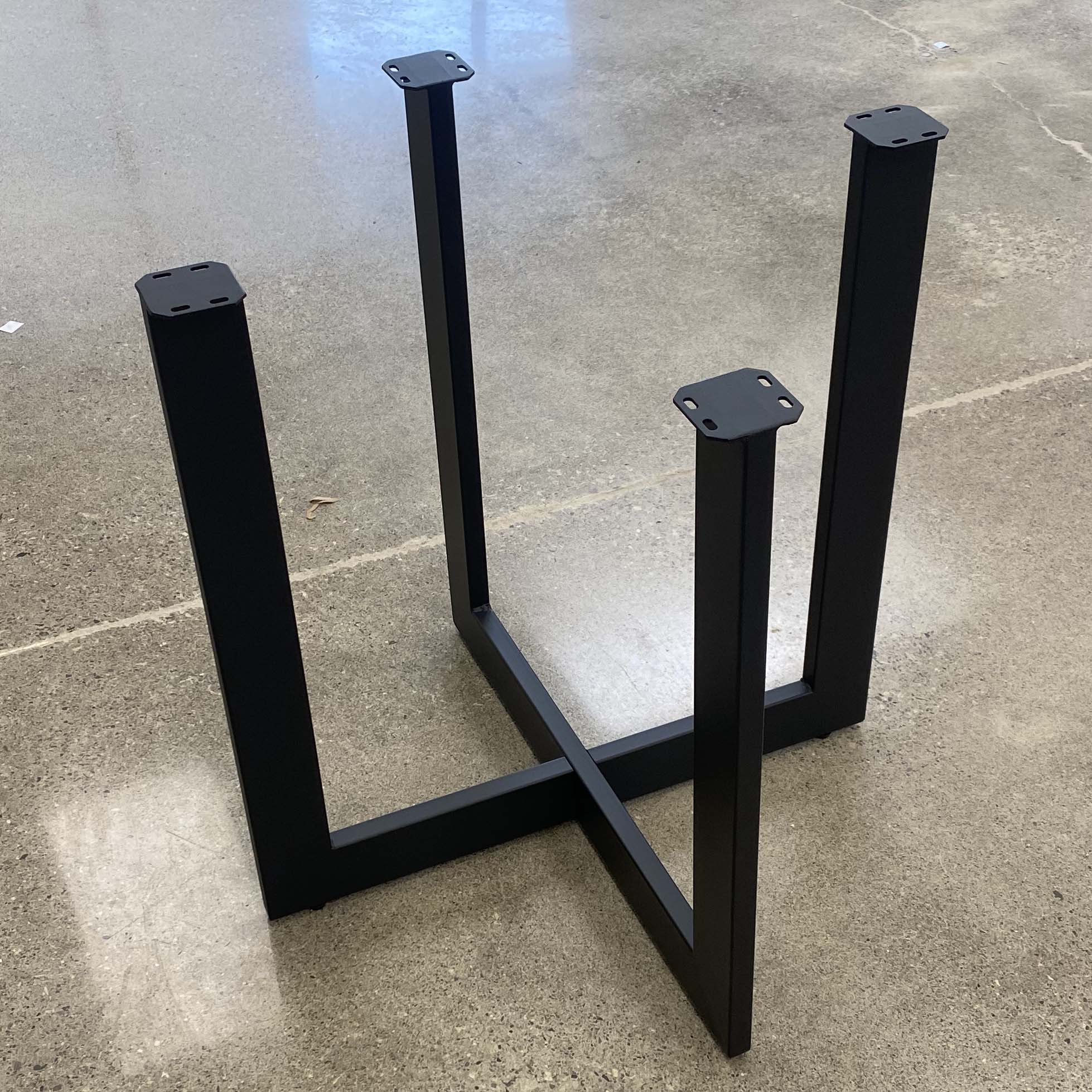 SS1411 Round-Cross Dining Table Base for Round Table, 1 Set