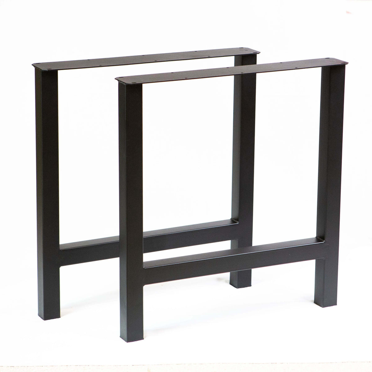 H-Shaped Steel Legs: Sturdy & Classic Table Base