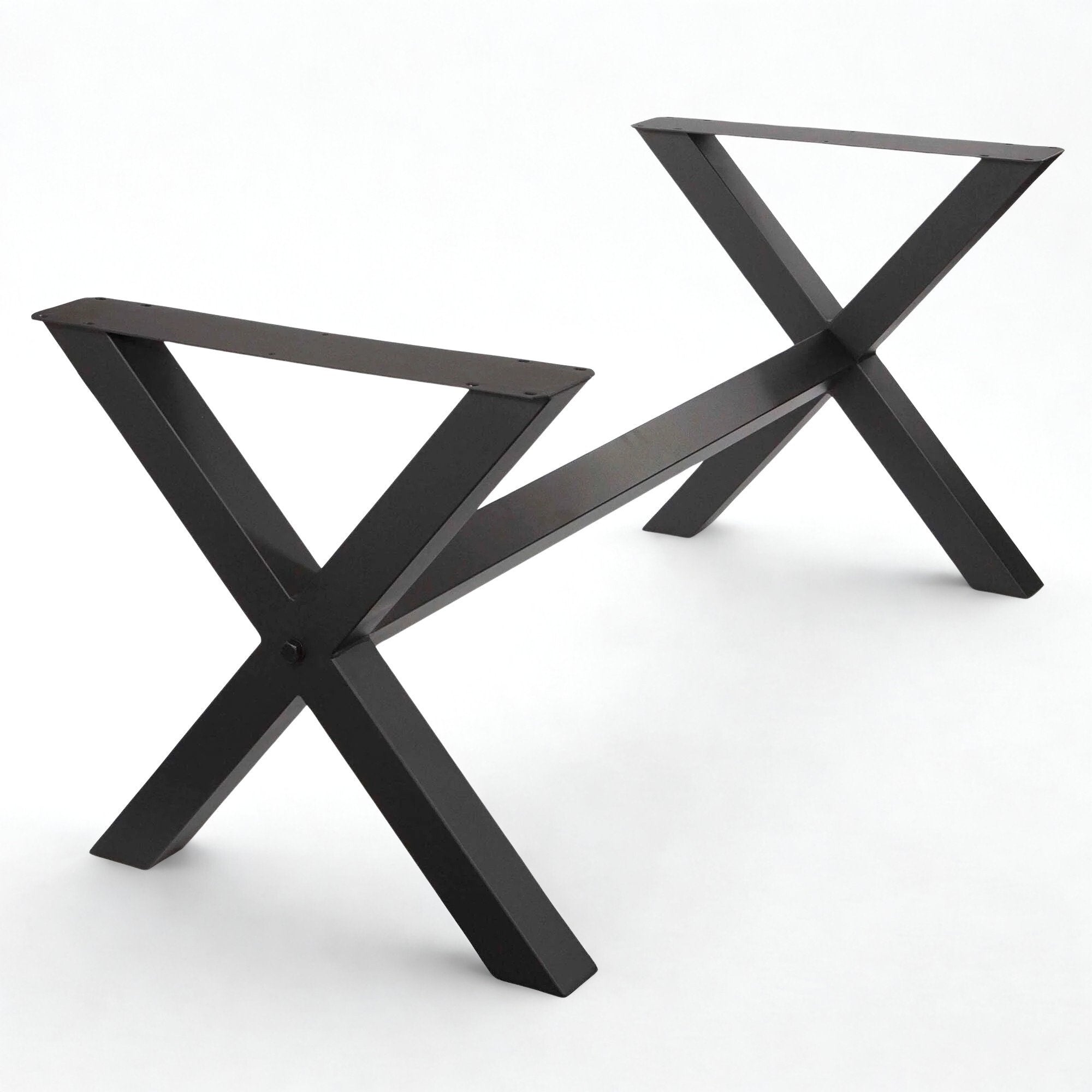 SS024 - X-Shaped Dining Table Base w/Stretcher