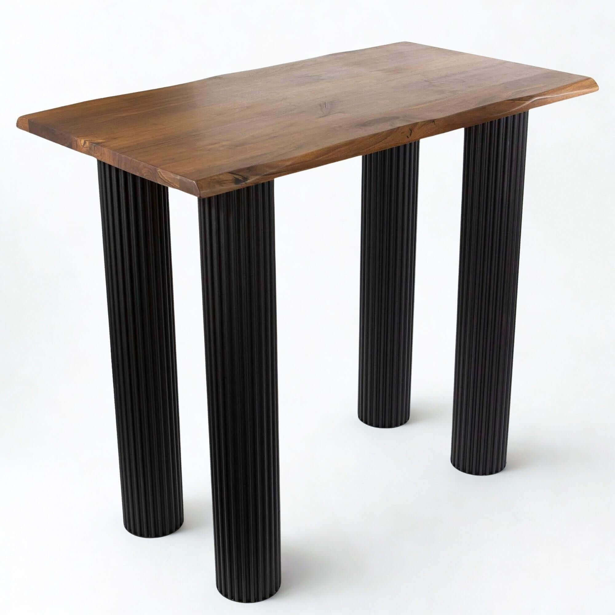 LK482 - Fluted High Top Table Legs, One Piece