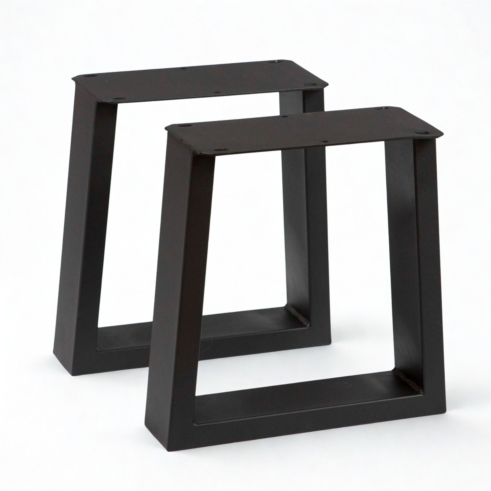 SS251 Table Legs For Bench, 1 Pair, Trapezoid-Shaped 25.4cm x 31cm