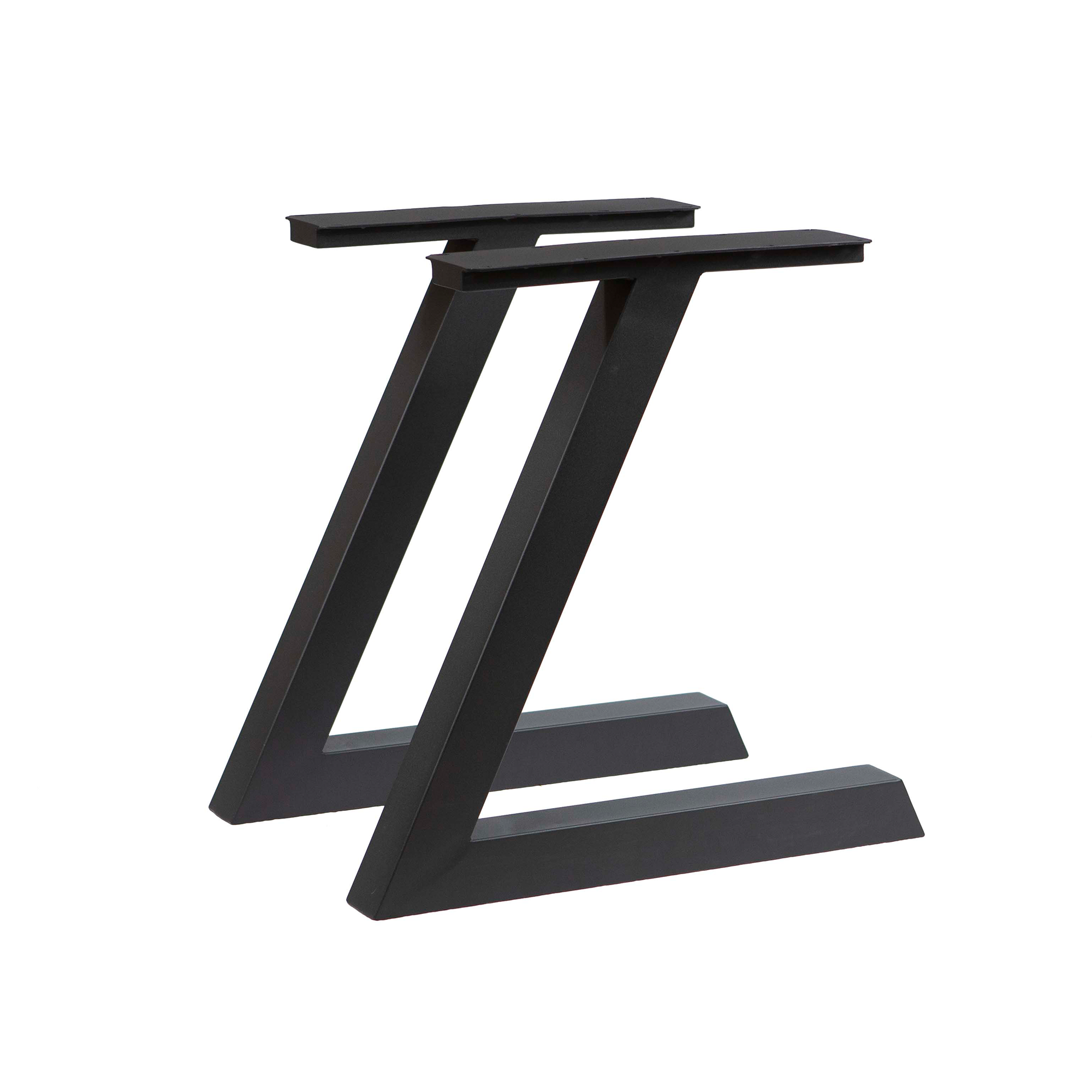 SS1810 L-Shaped Dining Table Legs, 1 Pair 71cm x 51cm