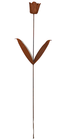 W36802-SET Tulip and Calla Lily stakes - garden stakes