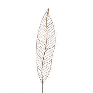 W4084 - Narrow Leaves - Natural Rusted - Pack of 3 leaves