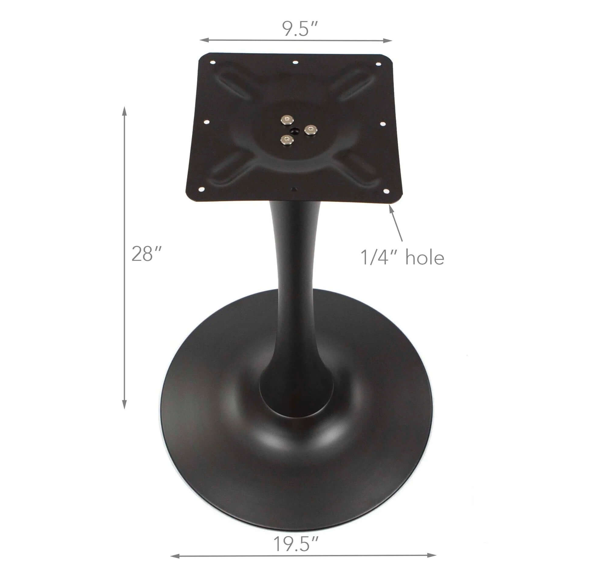 SS031 - Knock-Down Design Tulip Shaped Bistro Table Base