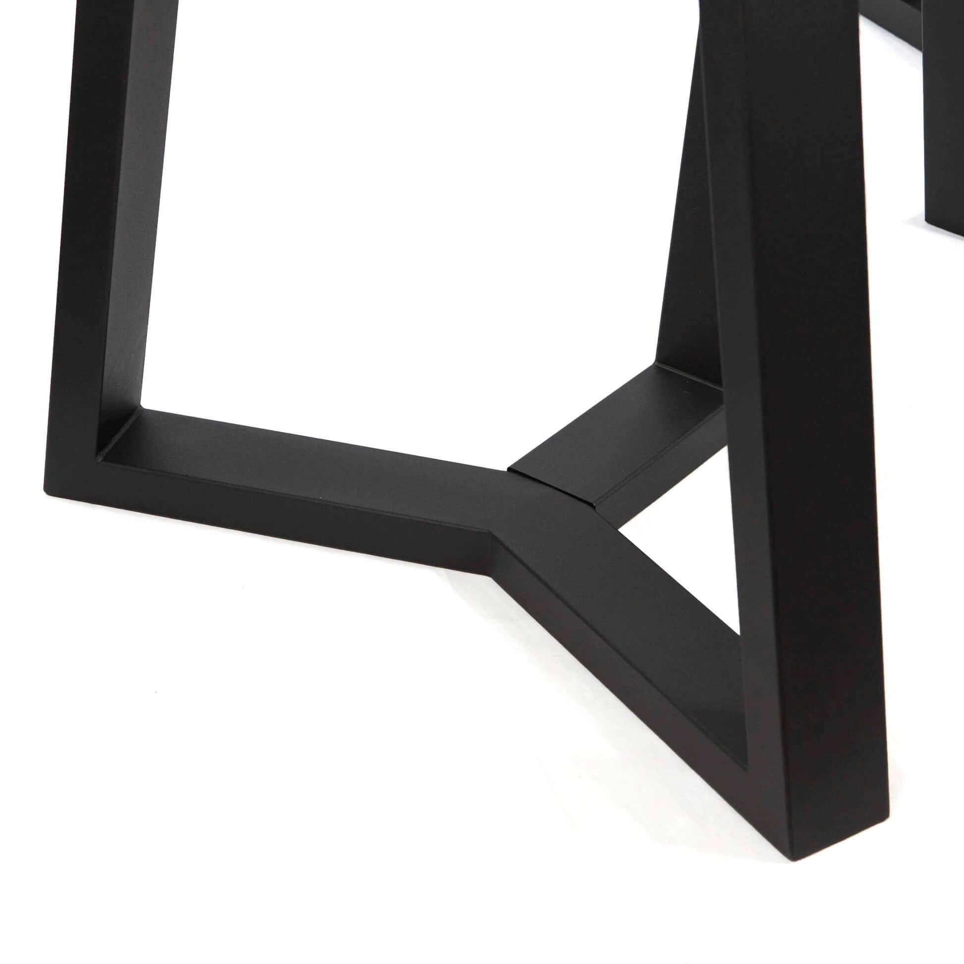SS419 - Plus Cress Shaped Dining Table Base, 1 Pair