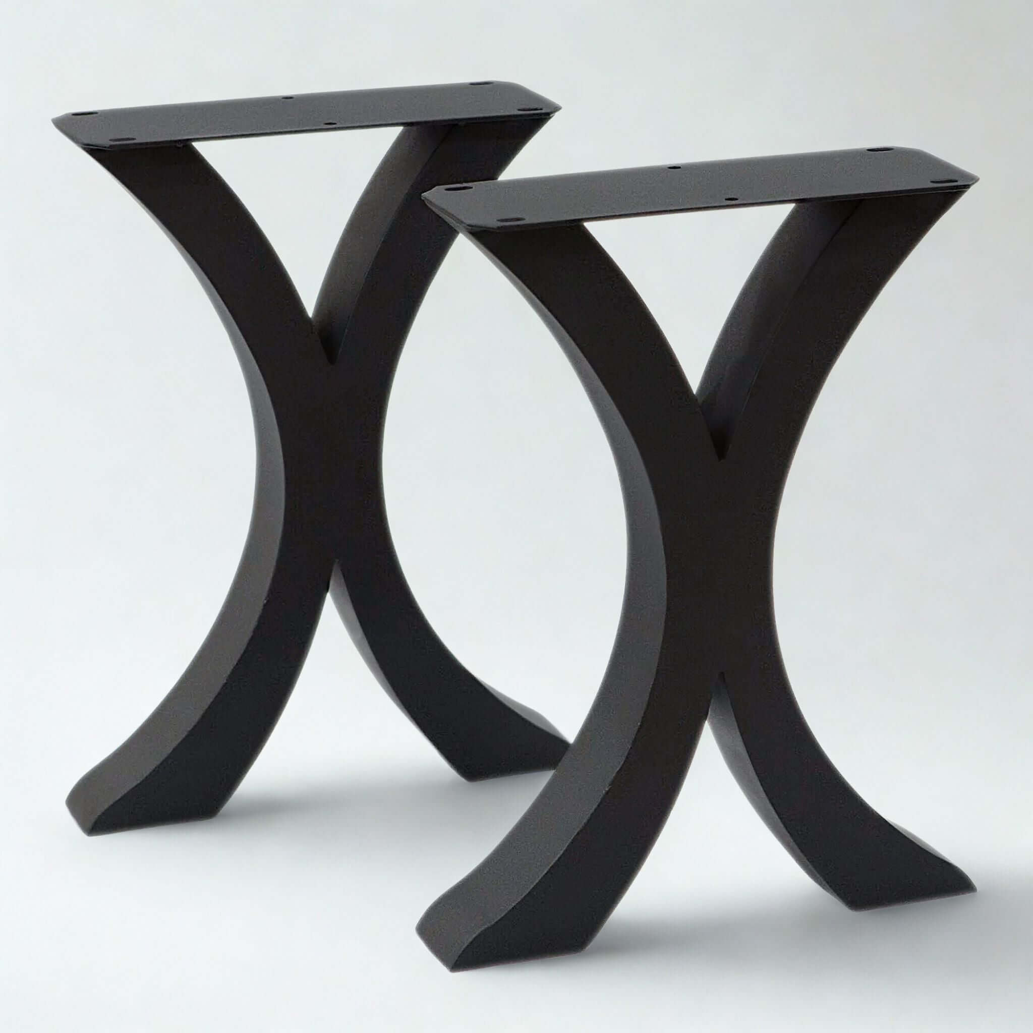 ST3013E, Flowy X-Shaped Bench Legs, 1 Pair