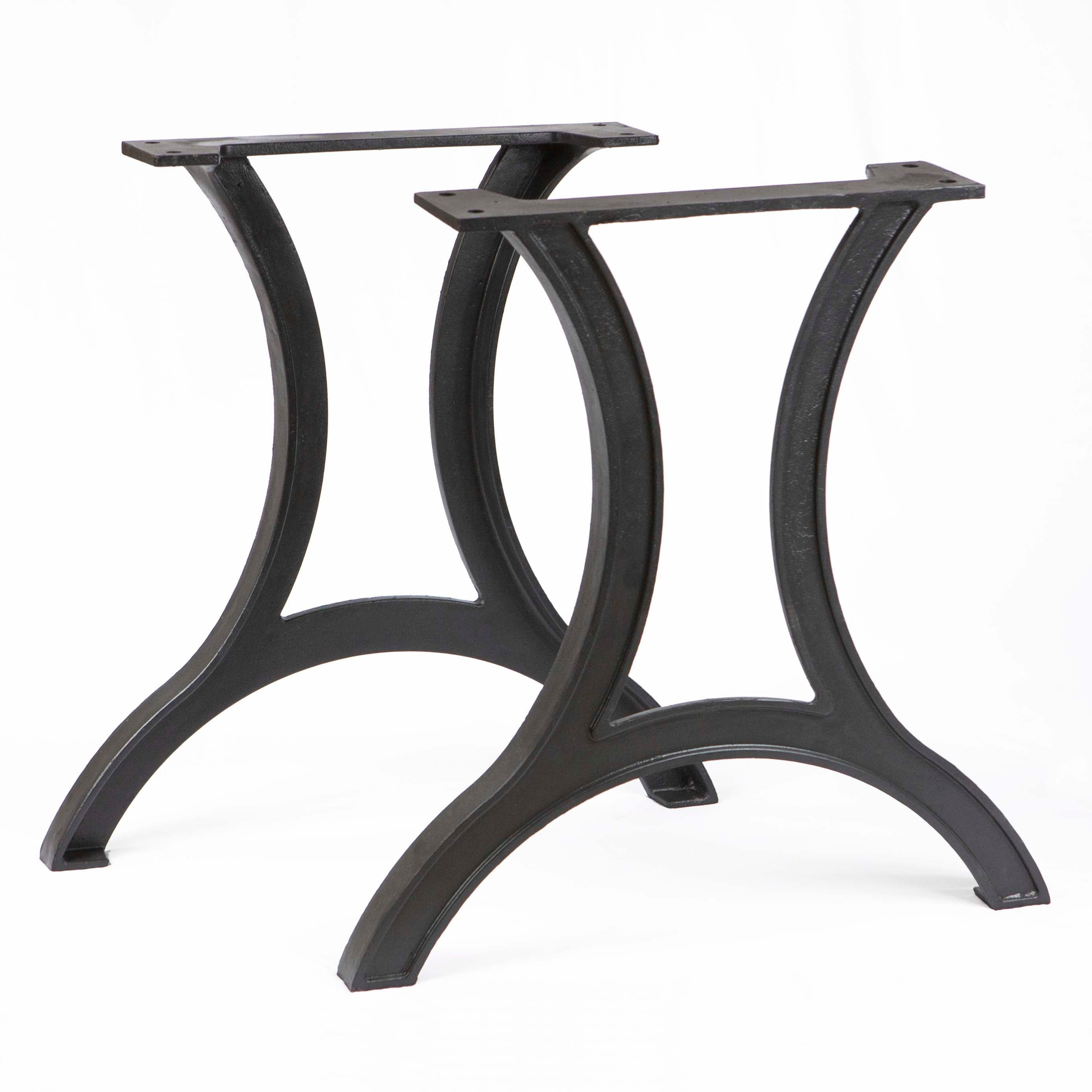 CN710 Cast Iron Dining Table Legs, 1 Pair