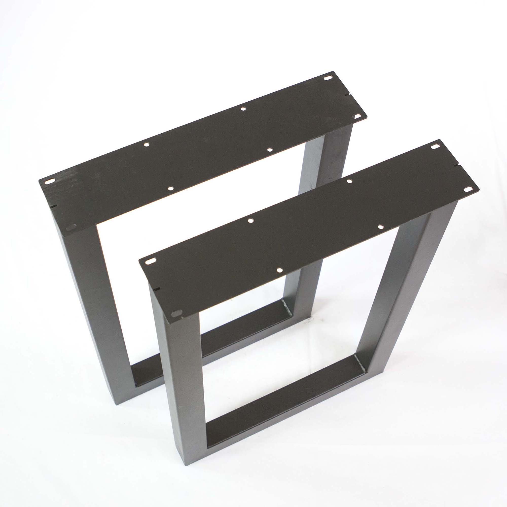 W5036BW2 Heavy duty Writing desk table U legs, 1 Pair  71cm tall 46cm wide