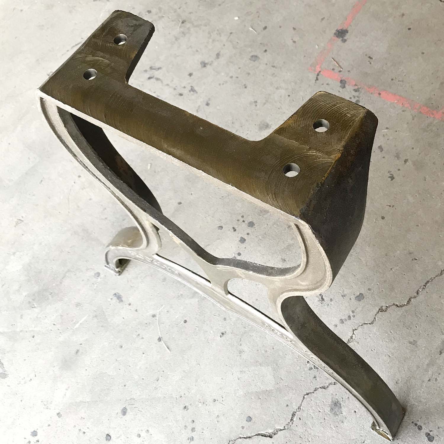 YW-CL-003 Cast Iron Dining Table Legs