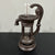 Cast Iron Rain Gauge - Antique oil lamp