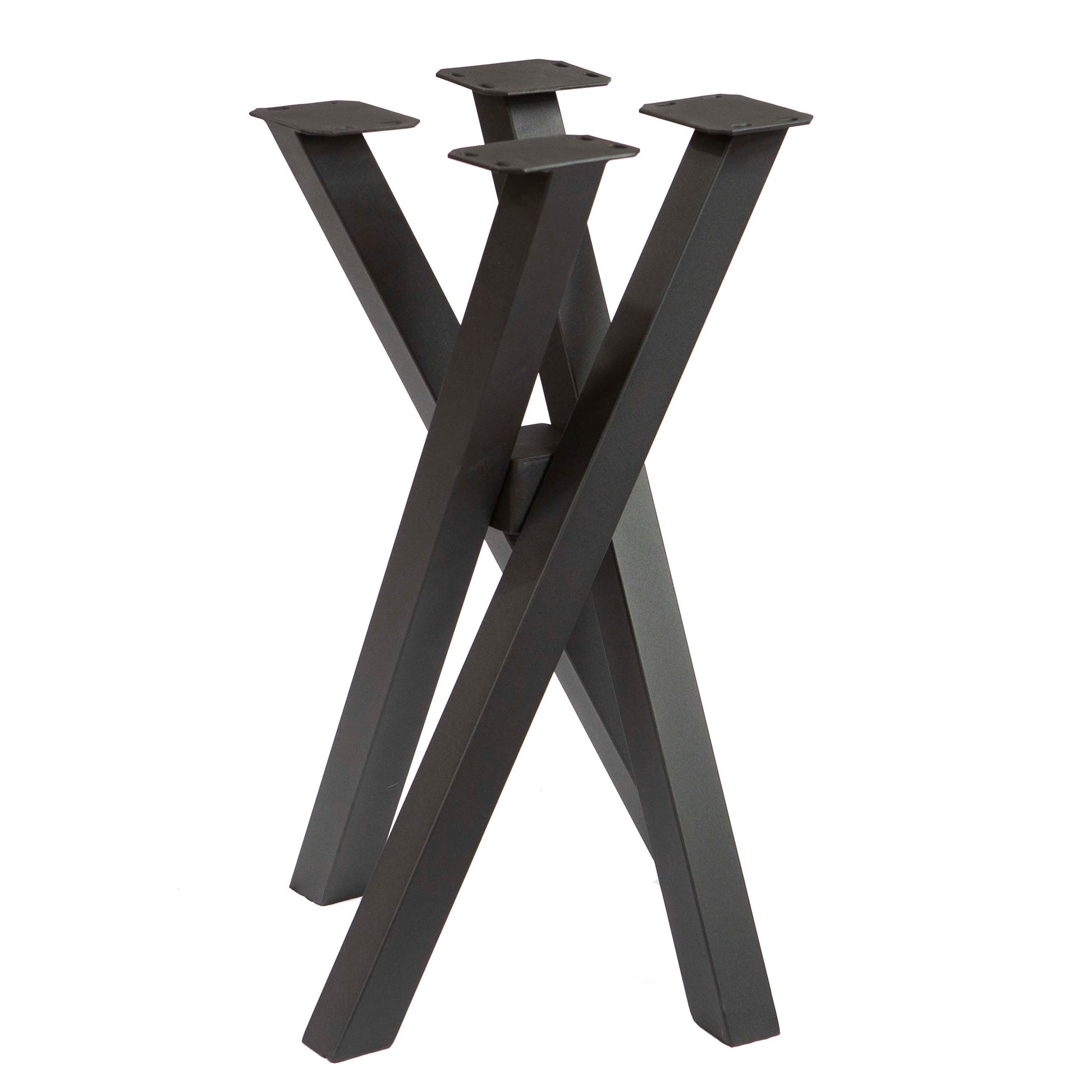 Pair of SS1760 end table legs in straw-bundle shape, designed for a stylish, rustic look.