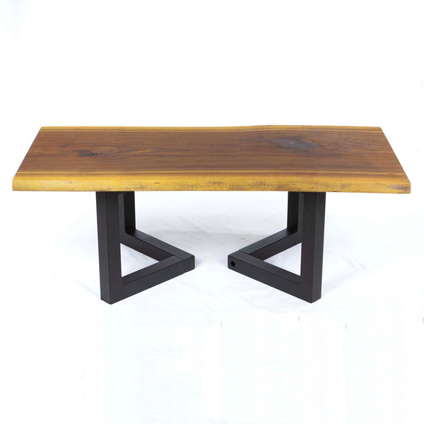 SS2320 Chevron Coffee Table Legs shown from the front, demonstrating the modern style and elegant geometric lines.