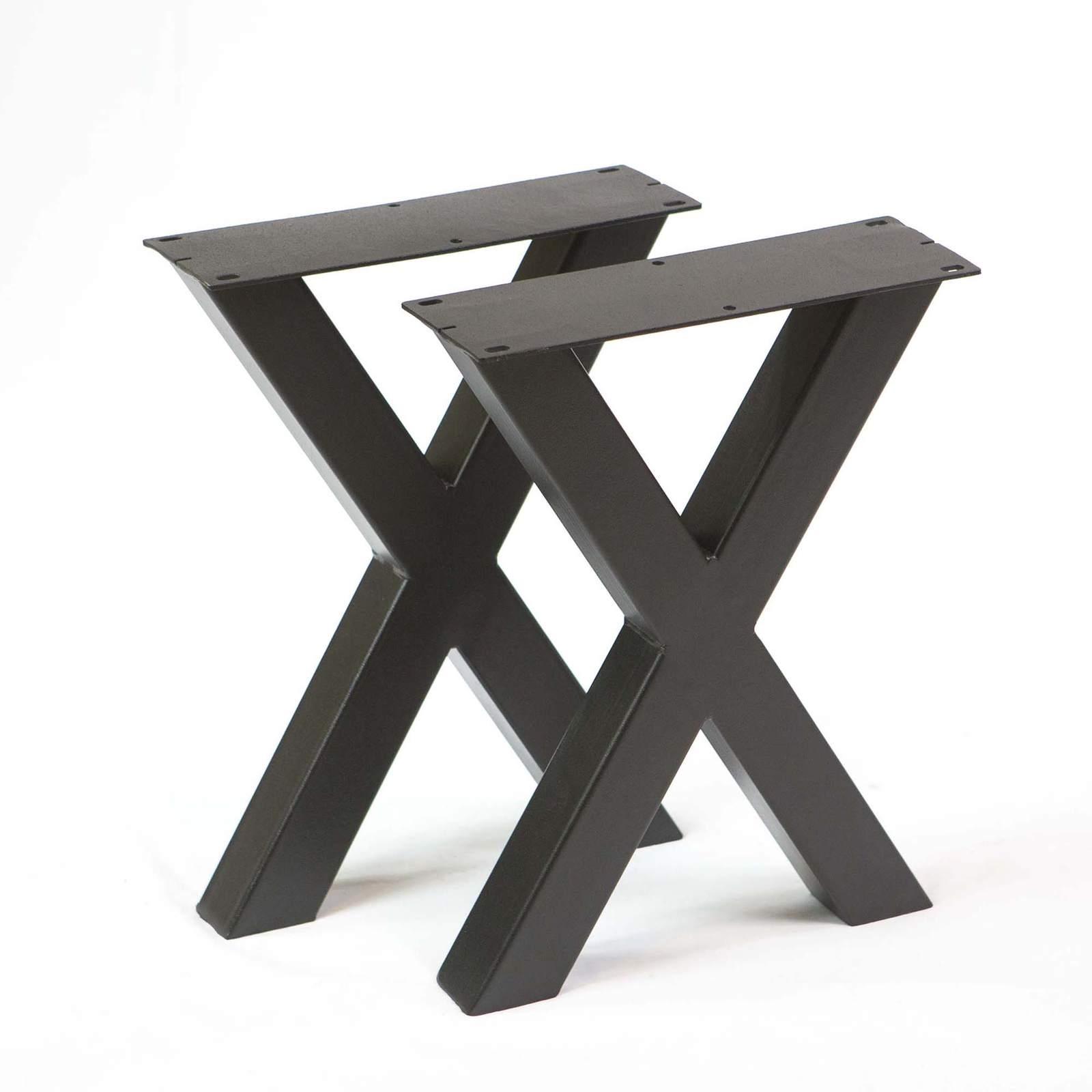 W5037E Heavy duty Bench X legs, 1 Pair  41cm tall 31cm wide