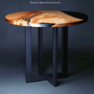 SS1460 Round-Cross End Table Base for Square or Round Table, 1 Set